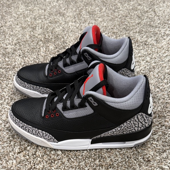 Air Jordan 3 black cement OG (2018) excellent condition - Picture 3 of 9